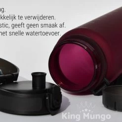 King Mungo Drinkfles - Sport Bidon Drinkbus - 1 Liter - Paars/Rood 28 King Mungo Drinkfles - Sport Bidon Drinkbus - 1 Liter - Paars/Rood -CeLaVi winkel 550x308 1