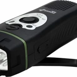 POWERplus Wolf Dynamo 3 LED Zaklamp FM Scan Radio | Opwindbare Radio En Zaklamp | Met Ingebouwde Oplaadbare Batterij | Dynamo En USB Oplaadbaar