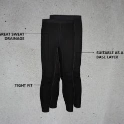 Avento Thermobroek Junior - 2-Pack - Zwart - Maat 152 -CeLaVi winkel 550x316 11