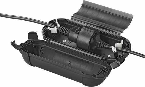 ProPlus Pro Plus Veiligheidsbox Voor Schuko Stekkerverbindingen - Zwart 3 ProPlus Pro Plus Veiligheidsbox Voor Schuko Stekkerverbindingen - Zwart