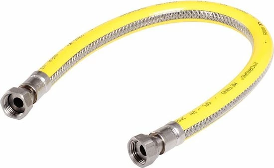 Raminex Superflex Premium RVS Gasslang - 75cm - Gastec QA Keurmerk - Hittebestendig - Onbeperkte Levensduur - Flexibel 3 Raminex Superflex Premium RVS Gasslang - 75cm - Gastec QA Keurmerk - Hittebestendig - Onbeperkte Levensduur - Flexibel