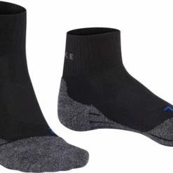 FALKE TK2 Explore Cool Short Wandelsokken Kort Zacht Thermisch Anti-blaar Antizweet Zonder Motief Met Elastische Boord Verkoelend Ademend Sneldrogend Zwart Heren Sportsokken - Maat 42-43 -CeLaVi winkel 550x344 1