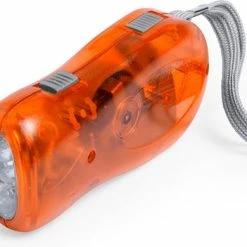 Happyshopper Zaklamp - Knijpkat - Dynamo - Oplaadbaar - Led Zaklamp - Handmatig - Oranje -CeLaVi winkel 550x351 4
