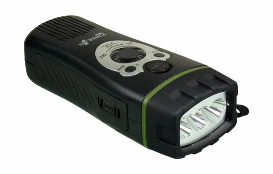 POWERplus Wolf Dynamo 3 LED Zaklamp FM Scan Radio | Opwindbare Radio En Zaklamp | Met Ingebouwde Oplaadbare Batterij | Dynamo En USB Oplaadbaar 11 POWERplus Wolf Dynamo 3 LED Zaklamp FM Scan Radio | Opwindbare Radio En Zaklamp | Met Ingebouwde Oplaadbare Batterij | Dynamo En USB Oplaadbaar - Afbeelding 9