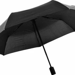 Discountershop Automatische Stormparaplu - Paraplu – Automatisch, Opvouwbaar & Windproof Tot 70 - 80 Km P/u - Ø 95 Cm - 7 Panelen - Dubbele Laag - Zwart -CeLaVi winkel 550x355