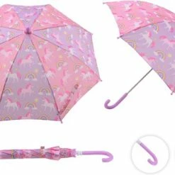 John Toys John Toy Girls Paraplu Unicorn Of Rainbow L57cm
