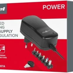 Rebel Gestabiliseerde Netvoeding Omvormer Universeel Adapter 1500mA 3V / 4.5V / 5V / 6V / 7.5V / 9V / 12V DC 1,5A -CeLaVi winkel 550x364 10