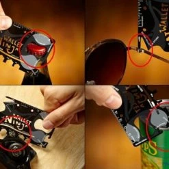 Merkloos Ninja Wallet Creditcard Tool / 18-IN-1 NINJA-TOOL Voor In Je Portemonnee -CeLaVi winkel 550x365 7