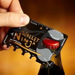 Merkloos Ninja Wallet Creditcard Tool / 18-IN-1 NINJA-TOOL Voor In Je Portemonnee -CeLaVi winkel 550x366 61