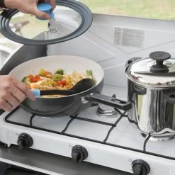 Firefriend Campart KO-6383 Campingkooktoestel - 3-pits Gaskooktoestel - 3 RVS Branders - Wit -CeLaVi winkel 550x366 87