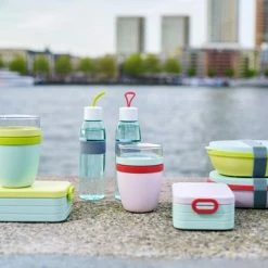 Mepal – Waterfles Ellipse – 500 Ml – Wit – Drinkfles Volwassenen – Geschikt Voor Koolzuurhoudende Dranken – Lekvrij -CeLaVi winkel 550x366 90