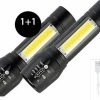 EZMarkt 2 Stuks - Zaklamp Oplaadbaar 3000 Lumen - Waterproof - Zeer Fel - Klein - 2 In 1 - Led -CeLaVi winkel 550x397
