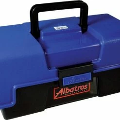 Albatros Viskoffer - Met 2 Laden - 36 X 18 X 17 Cm - Blauw