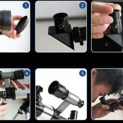 Mivida - Telescoop - Sterrenkijker - Volwassenen En Kinderen - 20x 30x En 40x Vergroting - Verstelbaar Statief - Tripod - Kerst - Sinterklaas -CeLaVi winkel 550x404 4