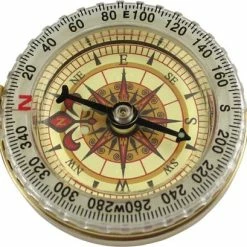 LOUZIR Kompas Messing Met Fluorescerende Buitenring - Luxe Kompas - Klassieke Kompas - Celvar - Glow In The Dark – Compass Brass -CeLaVi winkel 550x409 3