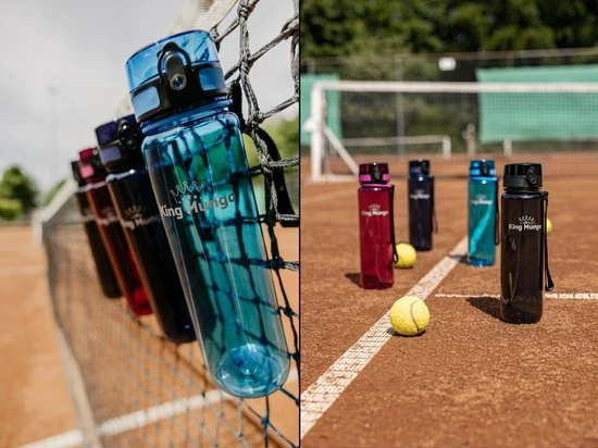 1 Liter Drinkfles - Vaatwasserbestendig - Sport Bidon Drinkbus King Mungo 1000ml Paars/rood 8 1 Liter Drinkfles - Vaatwasserbestendig - Sport Bidon Drinkbus King Mungo 1000ml Paars/rood - Afbeelding 6