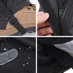 LIXIN Waterdichte Gaiters - Gamaschen - Zwart - Voor Mannen En Vrouwen - Waterdicht En Verstelbaar - Wandelen - Jagen - Bergbeklimmen - Sneeuwschoenwandelen - Outdoor Accessoires -CeLaVi winkel 550x412