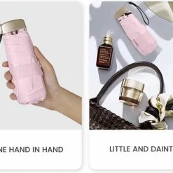 Paraplu Plaza Lichtgewicht Paraplu | Mini Paraplu | Handtas Paraplu | Elegante Paars Paraplu Eco Vriendelijk, Waterdicht En UV -CeLaVi winkel 550x417 10