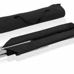 Merkloos Kampeerbed Zwart, Campingbed, Veldbed, Stretcher -CeLaVi winkel 550x417 9