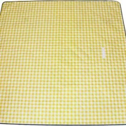 Fuegobird- Picknickdeken-200 X 200 Cm-Stranddeken- Opvouwbare Campingdeken- Waterdicht- Zanddichte Picknickmat- Draagbare Tuin-strandmat- Machinewasbaar- Voor Kamperen- Tuin- Park- Strand-geschikt Voor Kinderen's Kruipdeken (geel) -CeLaVi winkel 550x420 1