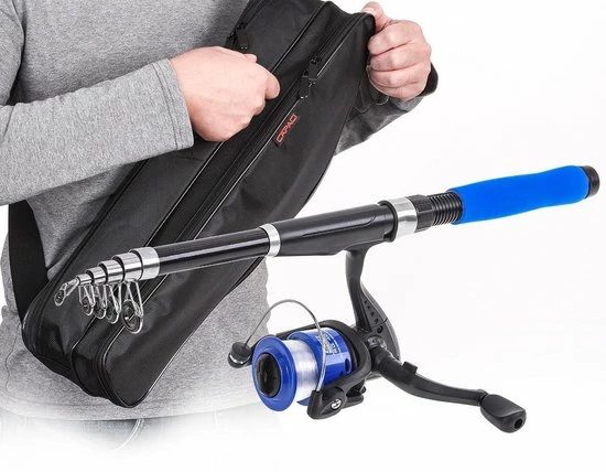 Woegel Hengelset – Complete Visset – Vishengel + Accessoires – Werpmolen 50 Meter - Hengel Van 2,1meter Inschuifbaar – Voor Beginners En Gelegenheidsvissers 4 Woegel Hengelset – Complete Visset – Vishengel + Accessoires – Werpmolen 50 Meter - Hengel Van 2,1meter Inschuifbaar – Voor Beginners En Gelegenheidsvissers - Afbeelding 2