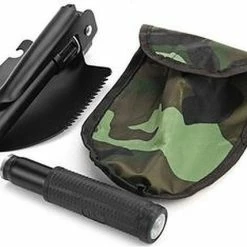 Merkloos Opvouwbare Pioniersschep - 42 Cm - Incl. Pikhouweel - Metaal -CeLaVi winkel 550x429 2