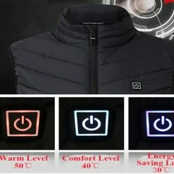 Govic Verwarmde Bodywarmer MET POWERBANK 20000mah - Verwarmd Vest - Warmte Vest - Elektrisch Verwarmd Vest - Verwarmde Kleding - Verwarmde Jas - Thermo Vest - L -CeLaVi winkel 550x431