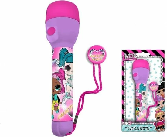 L.o.l. Surprise! Zaklamp Led Junior 3 X 10 Cm Pvc Paars/roze 4 L.o.l. Surprise! Zaklamp Led Junior 3 X 10 Cm Pvc Paars/roze - Afbeelding 2