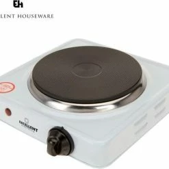 Cuisine Performance Kookplaat Basic Ø 16 Cm Elektrisch Wit Enkel Pits 1000W 5-standen 22 X 22 X 7 Cm