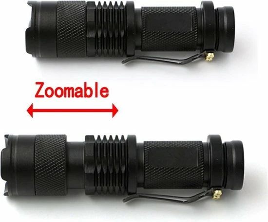 Now4you.nl Hoge Kwaliteit Zaklamp Mini CREE LED 700LM Zwart Waterproof 3 Now4you.nl Hoge Kwaliteit Zaklamp Mini CREE LED 700LM Zwart Waterproof