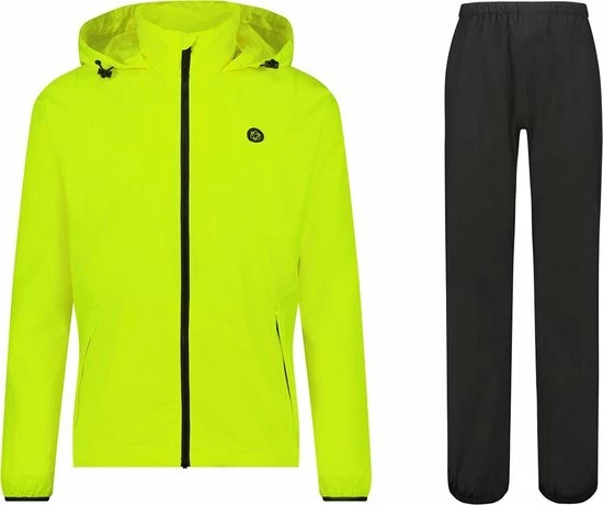 AGU GO Regenpak Essential Unisex - Geel - XXL - Dames & Heren - Waterdicht & Ademend 3 AGU GO Regenpak Essential Unisex - Geel - XXL - Dames & Heren - Waterdicht & Ademend