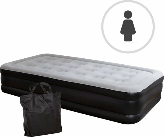 BluMill Eenpersoons Luchtbed - Met Ingebouwde Pomp - Luchtbed Zelfopblazend - Incl. Draagtas - 191x99x36 Cm 3 BluMill Eenpersoons Luchtbed - Met Ingebouwde Pomp - Luchtbed Zelfopblazend - Incl. Draagtas - 191x99x36 Cm
