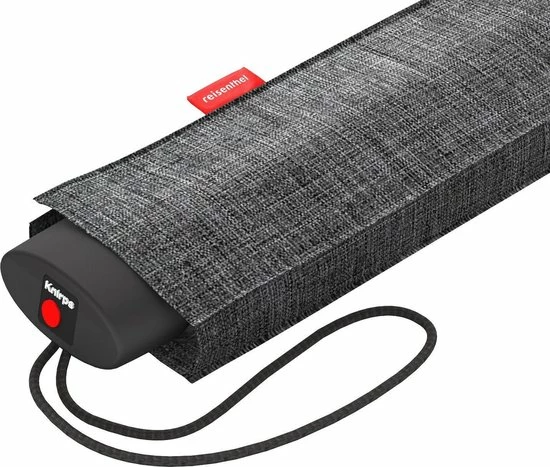 Reisenthel Umbrella Pocket Mini Opvouwbare Mini Paraplu - ø 97 Cm - Twist Silver Grijs 5 Reisenthel Umbrella Pocket Mini Opvouwbare Mini Paraplu - ø 97 Cm - Twist Silver Grijs - Afbeelding 3