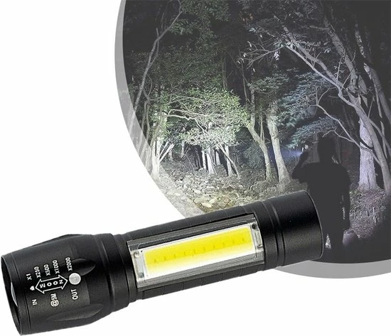 EZMarkt Zaklamp Oplaadbaar 2000 Lumen - Waterproof - Zeer Fel - Klein - 2 In 1 - Led 3 EZMarkt Zaklamp Oplaadbaar 2000 Lumen - Waterproof - Zeer Fel - Klein - 2 In 1 - Led