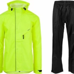 AGU Passat Regenpak Essential - Fluo Geel - M - Dames & Heren - Waterdicht