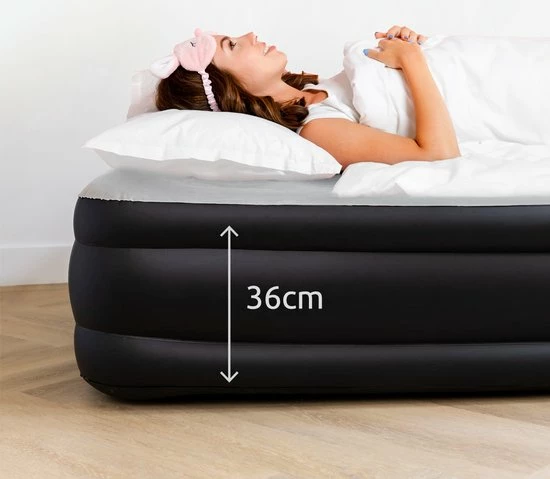 BluMill Eenpersoons Luchtbed - Met Ingebouwde Pomp - Luchtbed Zelfopblazend - Incl. Draagtas - 191x99x36 Cm 7 BluMill Eenpersoons Luchtbed - Met Ingebouwde Pomp - Luchtbed Zelfopblazend - Incl. Draagtas - 191x99x36 Cm - Afbeelding 5