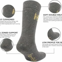 Norfolk - Wandelsokken - Merinowol En Bamboe Thermische, Outdoor Zacht En Warme Sokken - Gabby - Zwart - Unisex - 43-46 -CeLaVi winkel 550x481 4