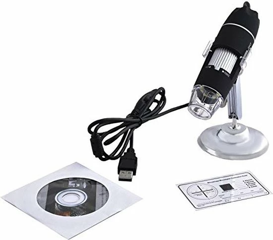 Malatec Digitale USB Microscoop - Microscoop Camera - 50-1600 X Vegroting Met 8x LED Verlichting 4 Malatec Digitale USB Microscoop - Microscoop Camera - 50-1600 X Vegroting Met 8x LED Verlichting - Afbeelding 2