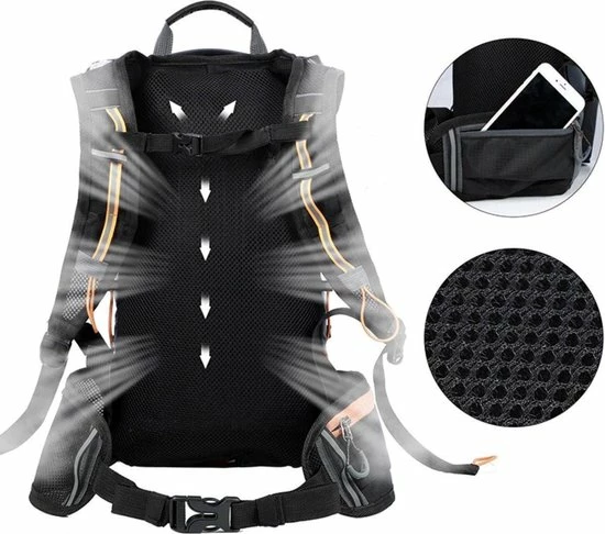 West Biking Ultralichte Drinkrugzak | Lichte Hydro Rugzak | Outdoor Sporten Hardlopen Klimmen Pouch Fietsen Wandelen | Waterafstotende Fiets Rugzak – 10 L Zwart/Groen 5 West Biking Ultralichte Drinkrugzak | Lichte Hydro Rugzak | Outdoor Sporten Hardlopen Klimmen Pouch Fietsen Wandelen | Waterafstotende Fiets Rugzak – 10 L Zwart/Groen - Afbeelding 3