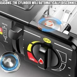 SMH LINE Camping Kooktoestel -Gasbranders- Draagbaar Gasfornuis- INCLUSIEF 4x Gas Flessen En KOFFER -CeLaVi winkel 550x487 4