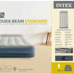 Intex Pillow Rest Mid-rise Twin Luchtbed - 1-persoons - 191x99x30 Cm -CeLaVi winkel 550x492 1