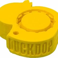 DuckDop® Original - Geel - Festival Dop - Universele Flessendop - Inclusief Grote Sleutelhanger - Sta Nooit Meer In Je Eendje