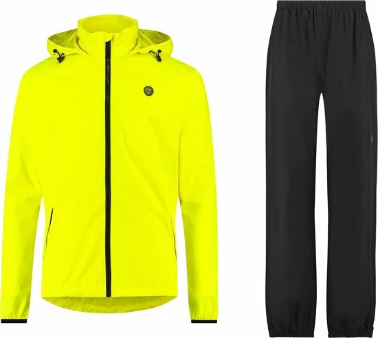 AGU GO Regenpak Essential Unisex - Geel - XXL - Dames & Heren - Waterdicht & Ademend 10 AGU GO Regenpak Essential Unisex - Geel - XXL - Dames & Heren - Waterdicht & Ademend - Afbeelding 8