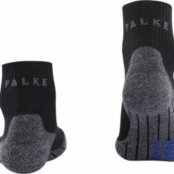 FALKE TK2 Explore Cool Short Wandelsokken Kort Zacht Thermisch Anti-blaar Antizweet Zonder Motief Met Elastische Boord Verkoelend Ademend Sneldrogend Zwart Dames Sportsokken - Maat 37-38 -CeLaVi winkel 550x495 3