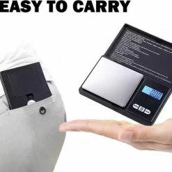 LOUZIR Nauwkeurige Keuken Weegschaal 0,01 Tot 500 Gram - Precisie Digitale Mini Pocket Keukenweegschaal -CeLaVi winkel 550x496 1