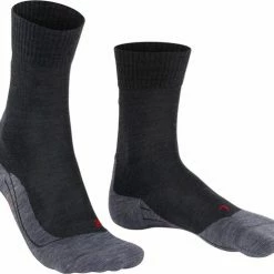 FALKE TK5 Wander Wandelsokken Mid-rise Zacht Thermisch Anti-blaar Antizweet Zonder Motief Met Elastische Boord Warm Admend Merinowol Grijs Heren Sportsokken - Maat 44-45 -CeLaVi winkel 550x496 5