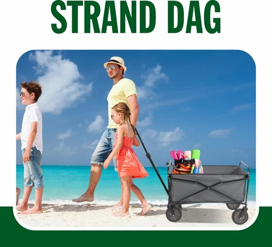 Camp Active - Bolderkar Opvouwbaar - Gemakkelijk Opvouwbaar - Compacte Opslag - Zwart 14 Camp Active - Bolderkar Opvouwbaar - Gemakkelijk Opvouwbaar - Compacte Opslag - Zwart - Afbeelding 12