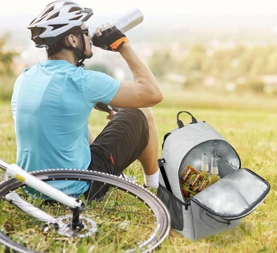 Bomoe Koeltas Rugzak IceBreezer KR45 Koelrugzak Grijs 45x19x33 Cm - 25 Liter 5 Bomoe Koeltas Rugzak IceBreezer KR45 Koelrugzak Grijs 45x19x33 Cm - 25 Liter - Afbeelding 3