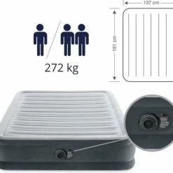Intex Comfort-Plush Full Luchtbed - 2-persoons - 191 X 137 X 33 Cm -CeLaVi winkel 550x504 2
