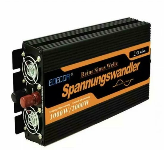 Edecoa Zuivere Sinus Omvormer 12V-230V - 1000/2000W 8 Edecoa Zuivere Sinus Omvormer 12V-230V - 1000/2000W - Afbeelding 6